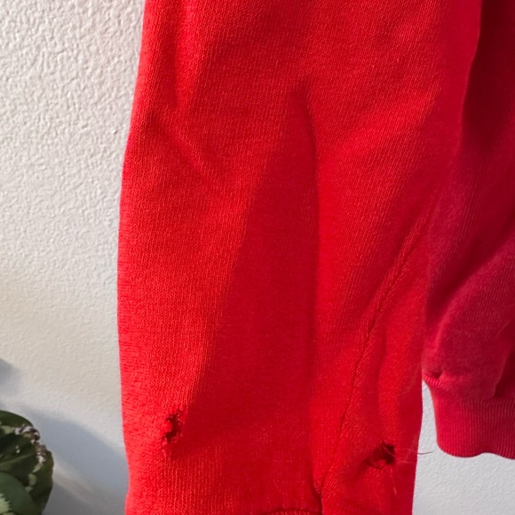 Vintage single stitch red crewneck sweatshirt - Picture 5 of 6
